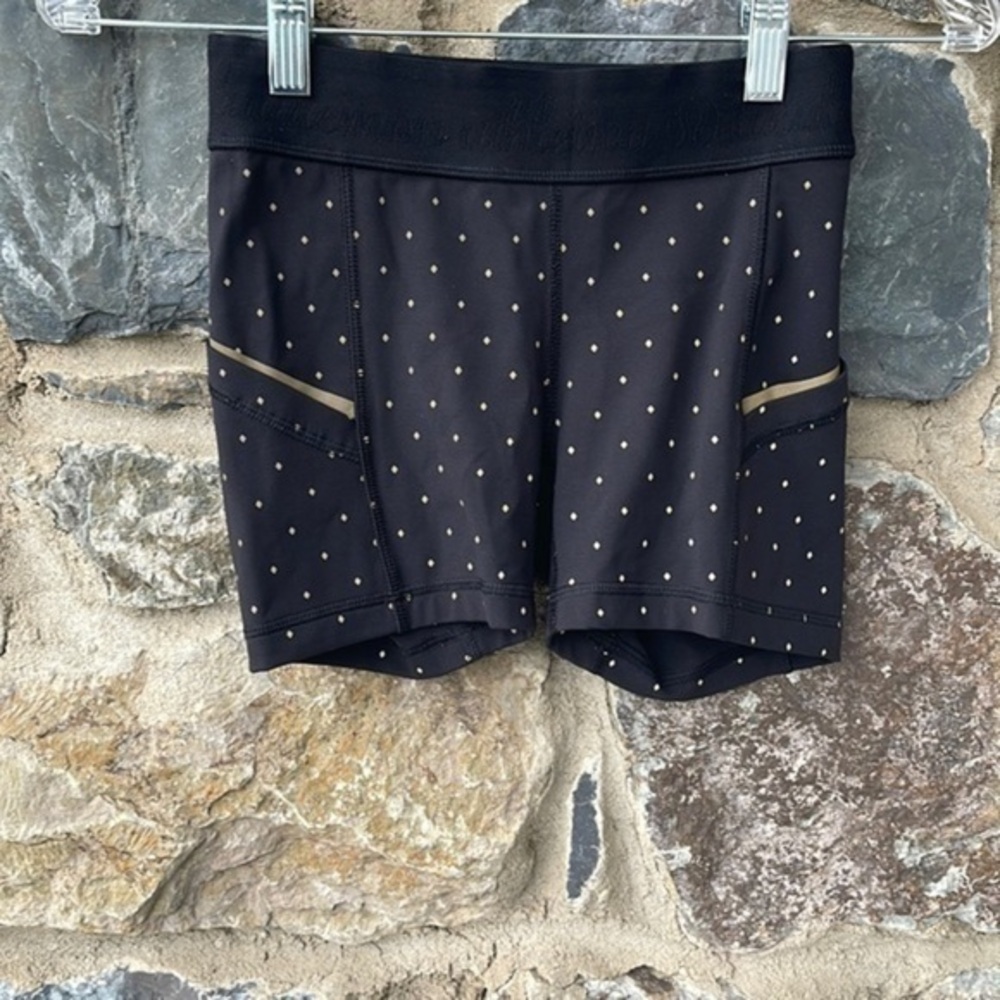 Lululemon What The Sport Short black diamond print size 2